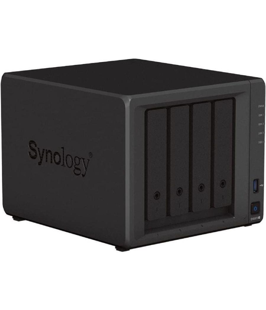 Nas synology diskstation ds923+/ 4 bahías 3.5'- 2.5'/ 4gb ddr4/ formato torre