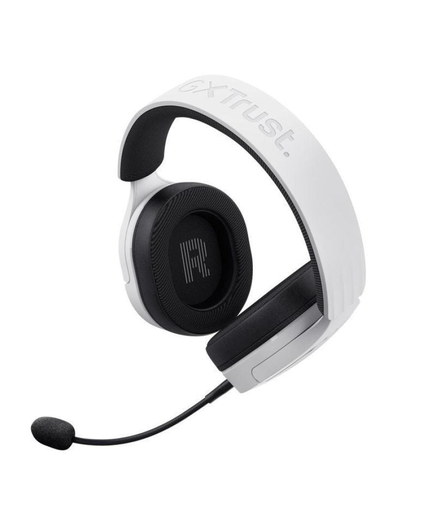 Auriculares gaming con micrófono trust gaming gxt 489 fayzo/ jack 3.5/ blancos