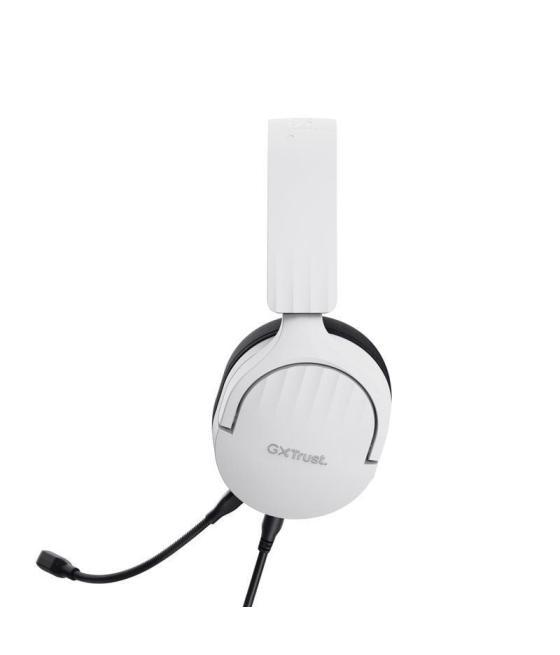 Auriculares gaming con micrófono trust gaming gxt 489 fayzo/ jack 3.5/ blancos