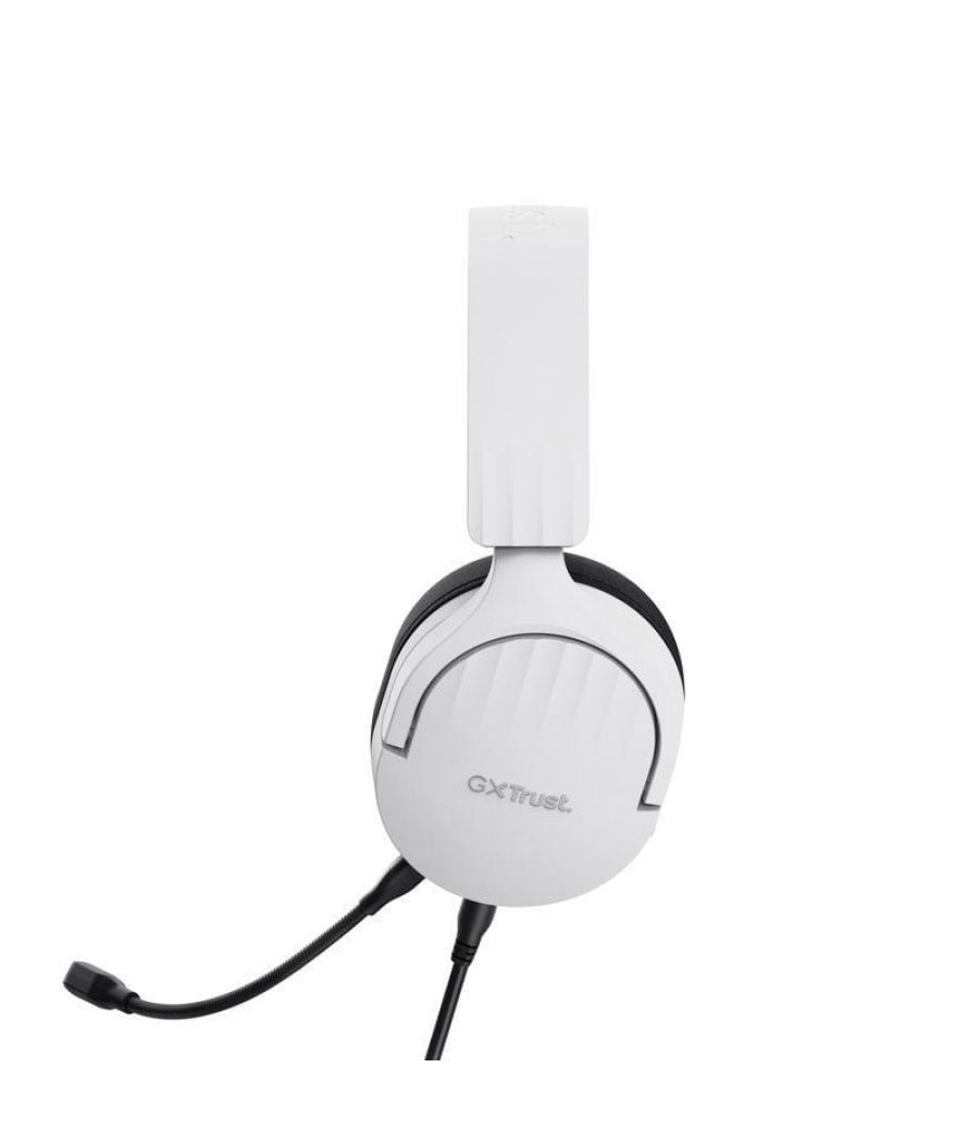 Auriculares gaming con micrófono trust gaming gxt 489 fayzo/ jack 3.5/ blancos