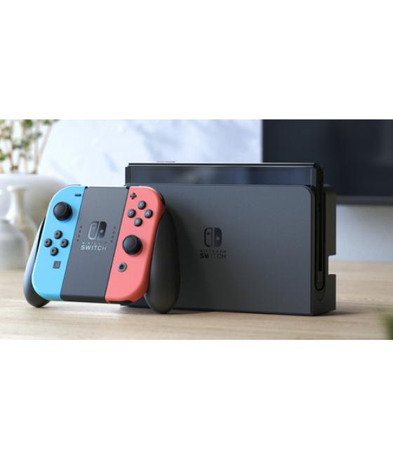 Nintendo Switch OLED videoconsola portátil 17,8 cm (7") 64 GB Pantalla táctil Wifi Azul, Rojo