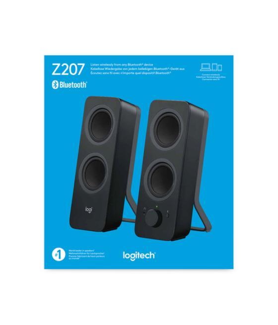 Logitech Z207 Negro Inalámbrico y alámbrico 5 W