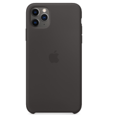 Iphone 11 pro max silicone black - Imagen 1