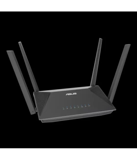 Asus rt-ax52 ax1800 aimesh router inalámbrico gigabit ethernet doble banda (2,4 ghz / 5 ghz) negro