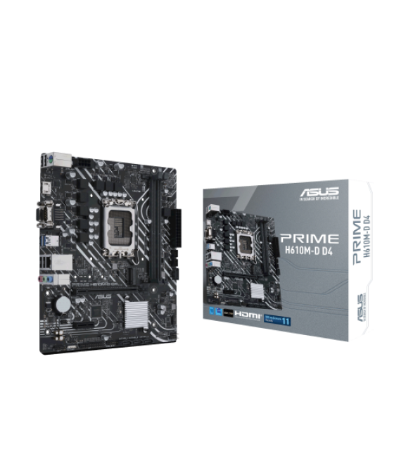 Placa asus prime h610m-d d4,intel,1700,h610,2ddr4,matx
