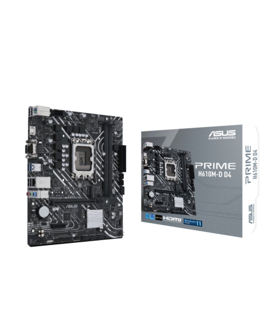 Placa asus prime h610m-d d4,intel,1700,h610,2ddr4,matx
