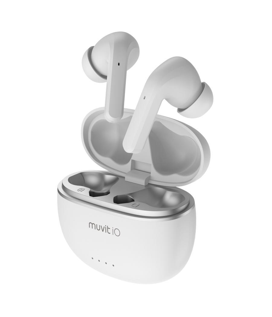 Auriculares muvit io g60 inalambrico blanco