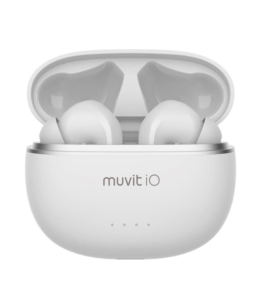 Auriculares muvit io g60 inalambrico blanco