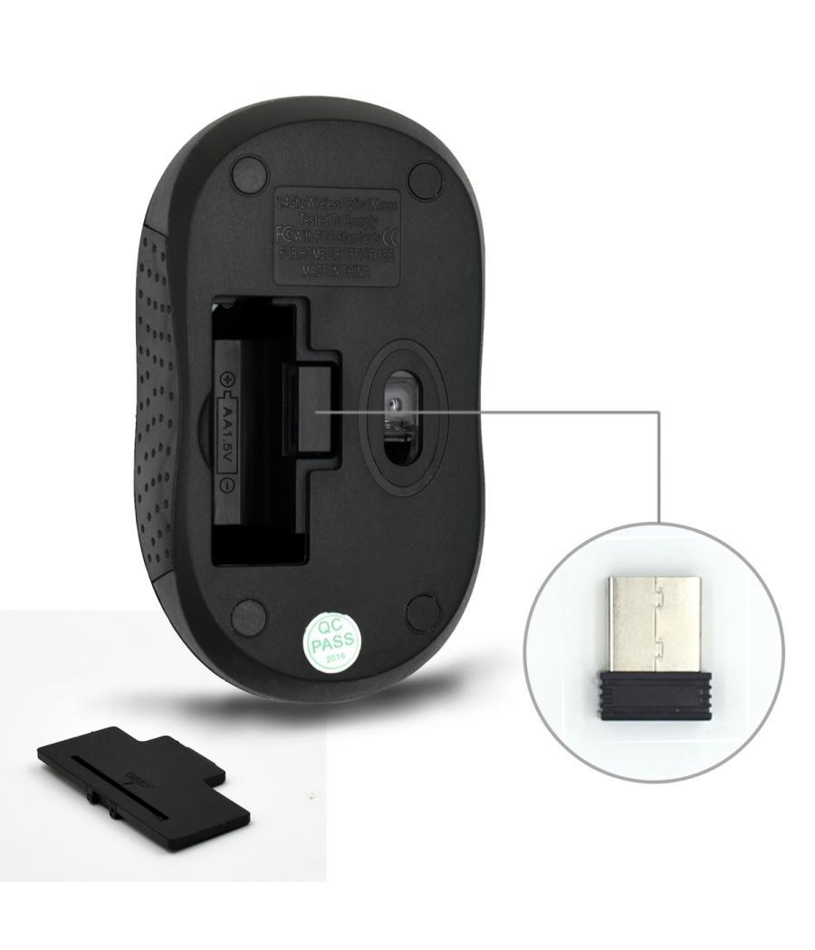 Mouse raton ewent ew3223 - wireless inalambrico - 1000 ppp