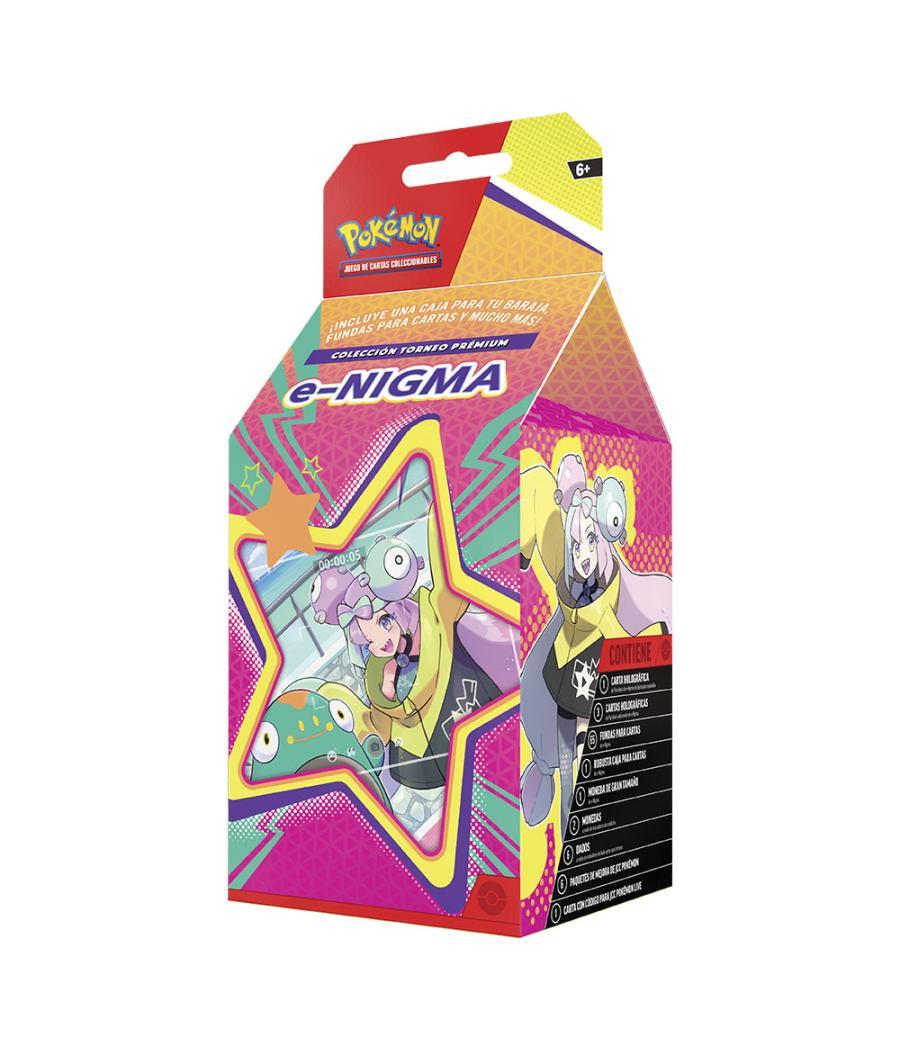 Juego de cartas pokemon tcg colección torneo premium e - nigma español