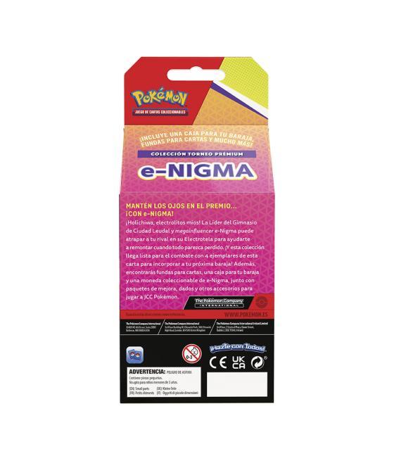 Juego de cartas pokemon tcg colección torneo premium e - nigma español