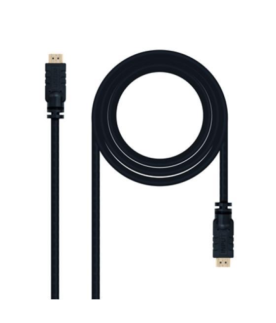 Cable hdmi alta velocidad nanocable 20m - macho - macho - negro