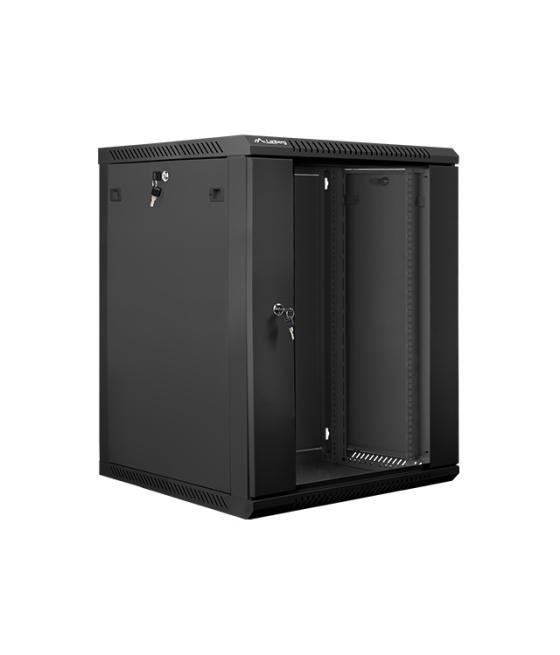 Armario lanberg 15u 600x600x774 auto ensamblado rack 19 hasta 60 kg negro