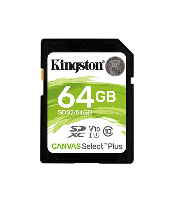 Secure digital hc 64 gb canvas select plus clase10 kingston