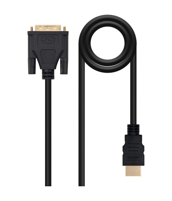 Cable hdmi nanocable 10.15.0503/ dvi macho - hdmi macho/ 3m/ negro