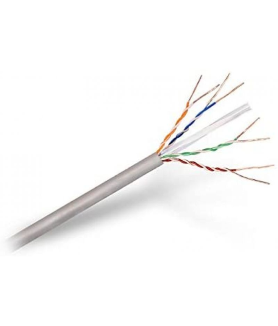 Bobina de cable rj45 utp nanocable 10.20.0504 cat.6/ 305m/ gris