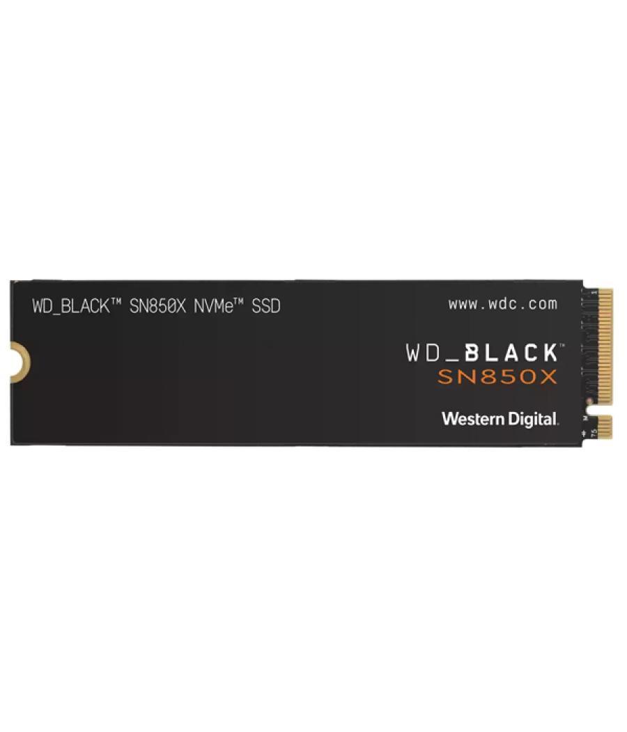 Disco m.2 2tb western digital black sn850x nvme pci 4.0-x4 (escritura 6600mbps) wds200t2x0e