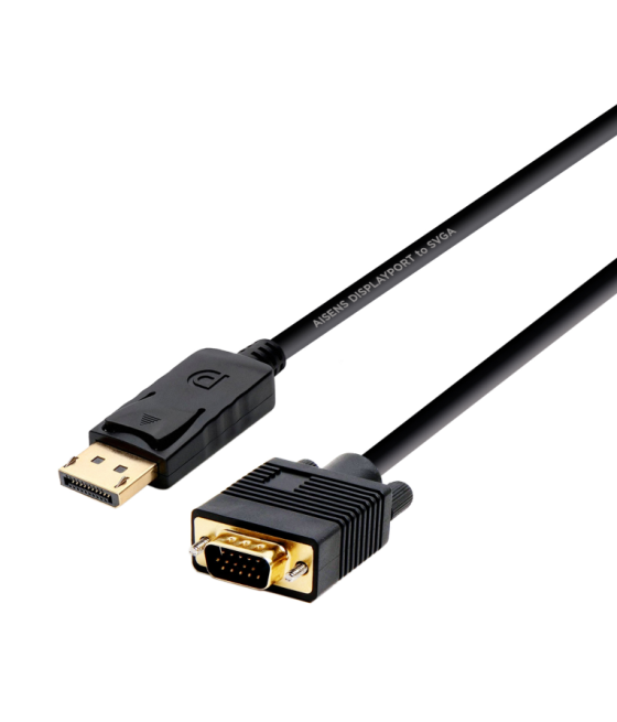 Cable conversor aisens displayport a vga dp/m-vga/m 2.0m