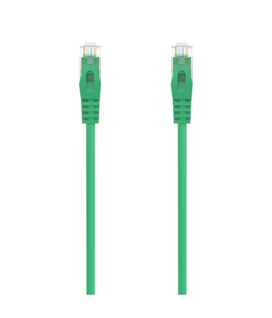 Cable red aisens latiguillo rj45 lszh cat.6a utp awg24 30cm verde