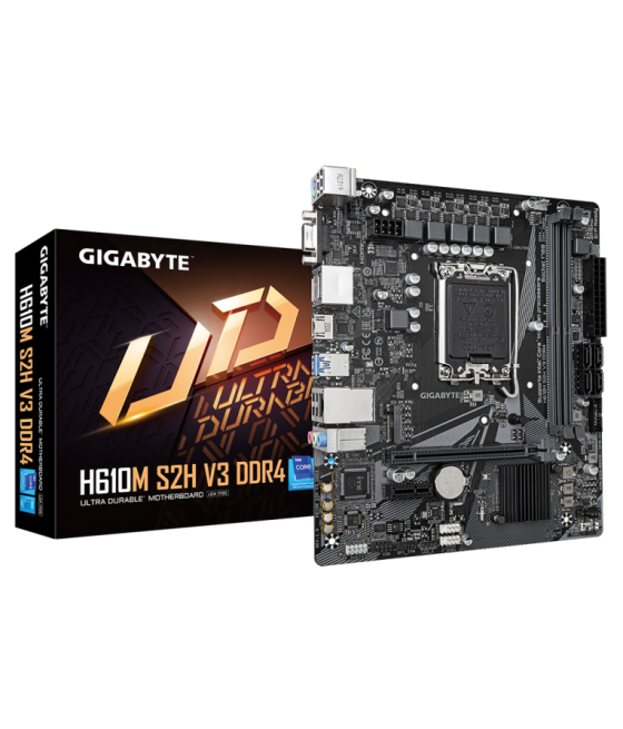 Placa base gigabyte h610m s2h v3 1700 matx 2xddr4