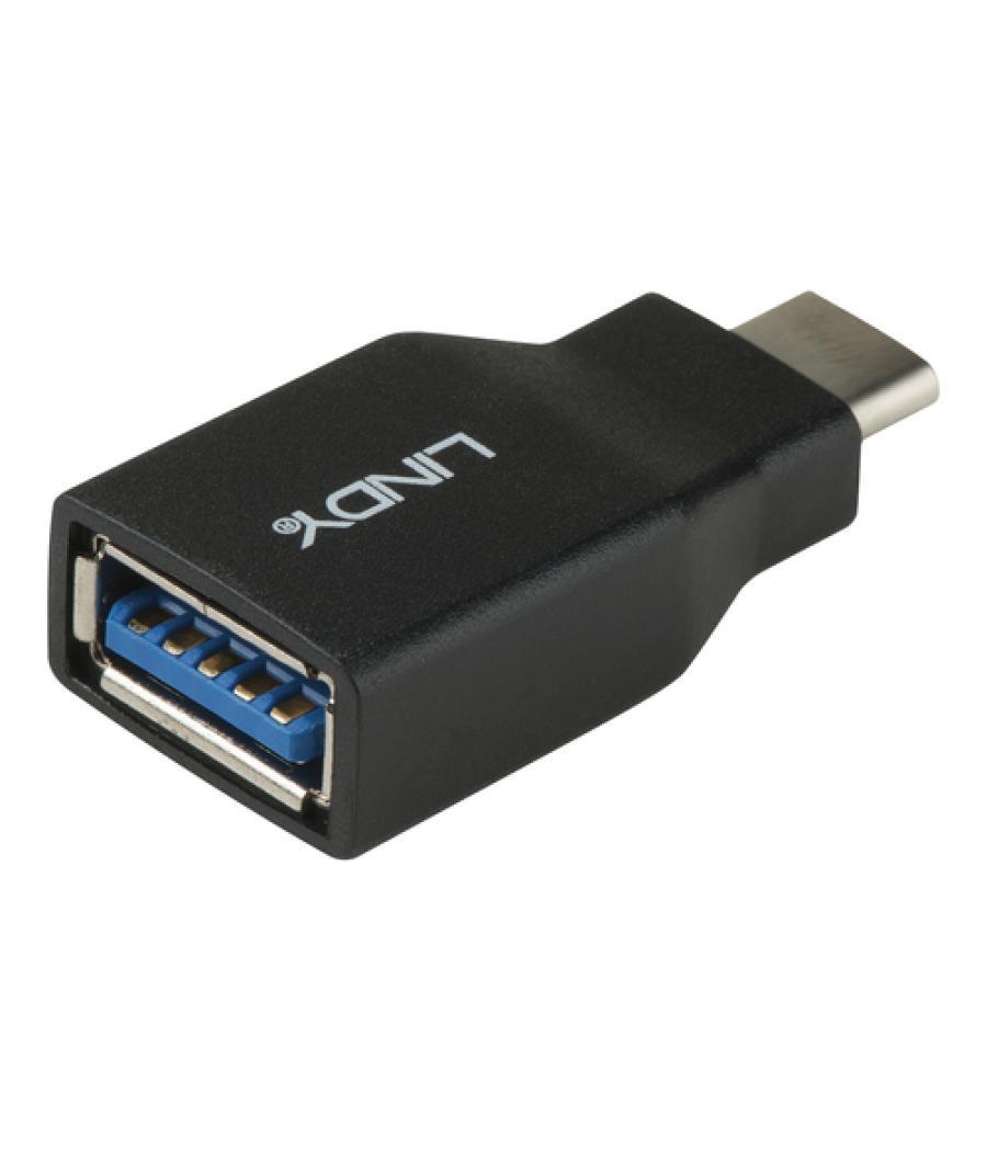 Lindy 41899 cambiador de género para cable USB 3.1-C USB 3.1-A Negro