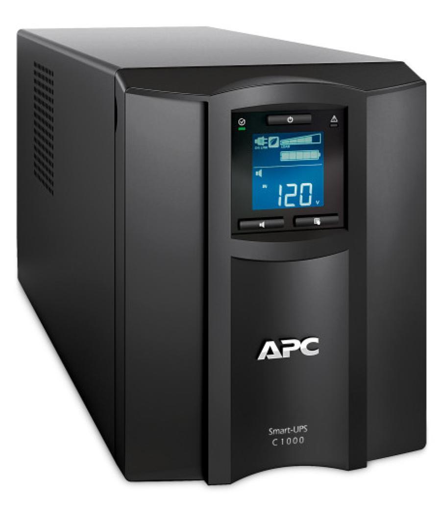 Apc smc1000ic sistema de alimentación ininterrumpida (ups) línea interactiva 1 kva 600 w 8 salidas ac