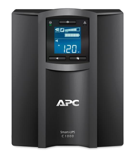 Apc smc1000ic sistema de alimentación ininterrumpida (ups) línea interactiva 1 kva 600 w 8 salidas ac