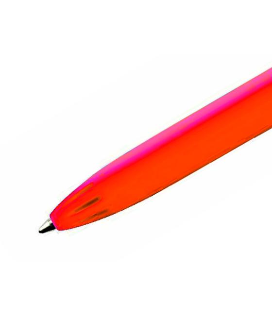 Bolígrafo milan p1 retráctil 1 mm touch rojo
