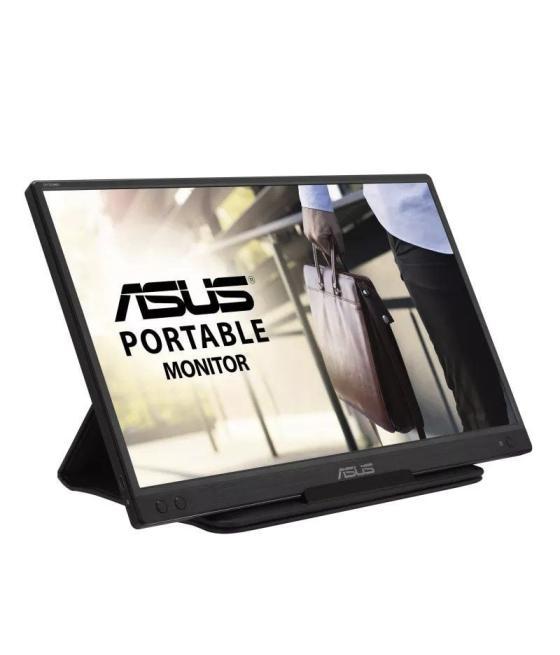 Monitor portátil asus zenscreen mb166c 15.6'/ full hd/ negro