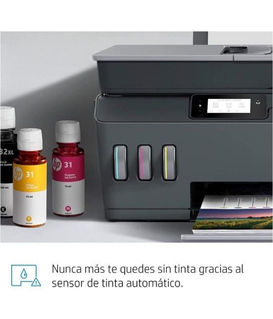 Multifunción recargable hp smart tank plus 655/ wifi/ fax/ negra