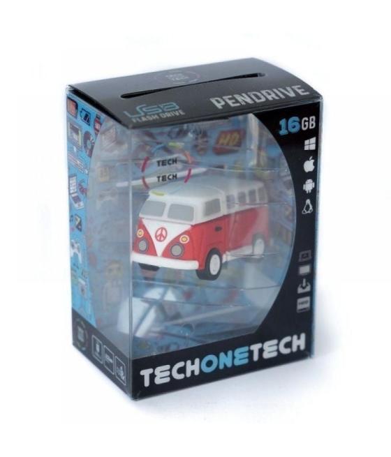 Pendrive 32gb tech one tech hippy van bang camper usb 2.0