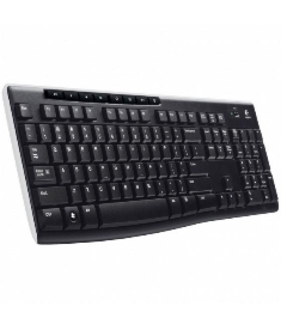 Teclado logitech k270 negro wireless inalambrico 2.4ghz