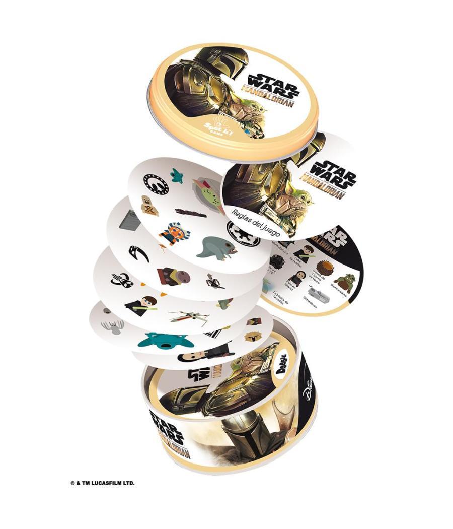 Juego de mesa dobble star wars mandalorian pegi 6