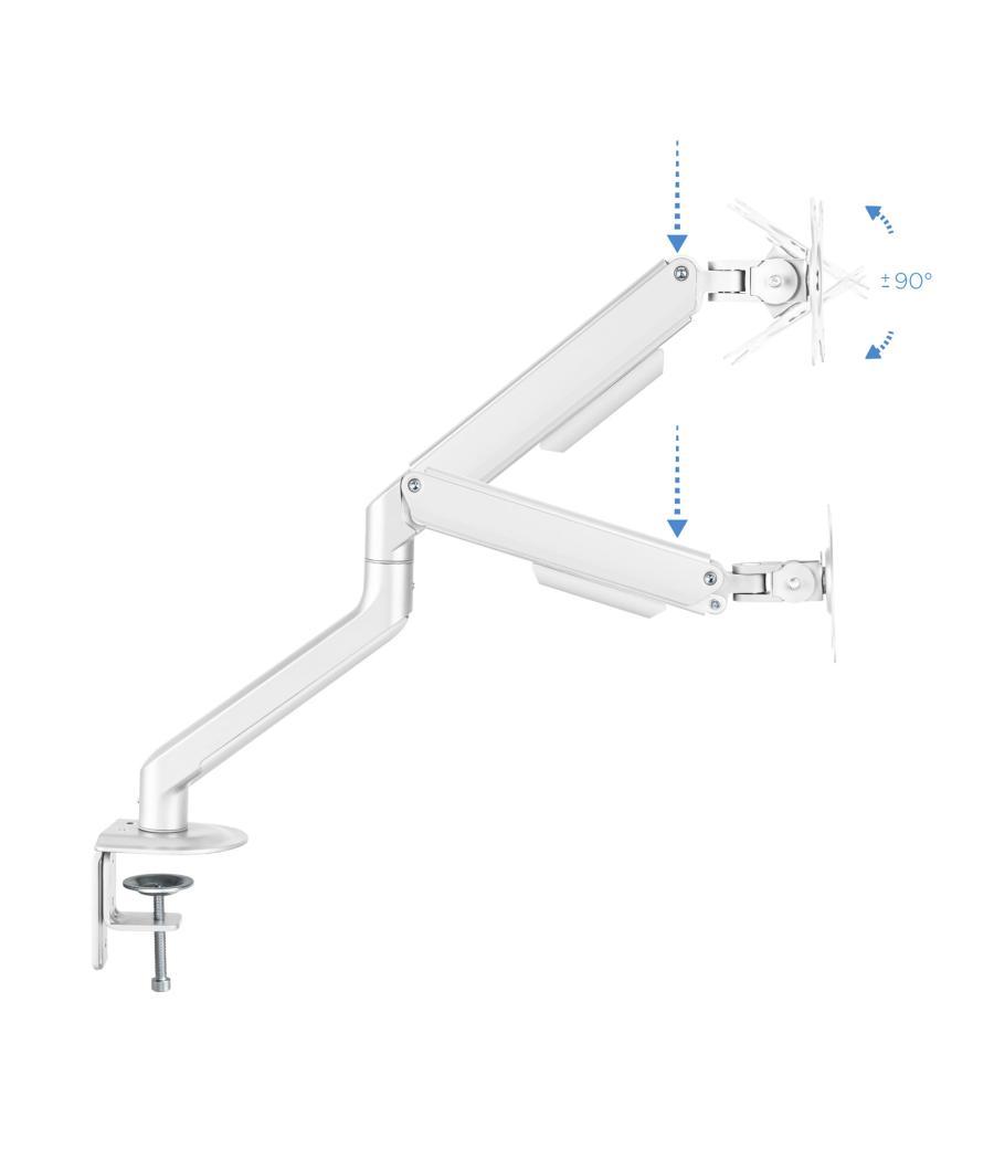 Soporte de mesa tv tooq 17 - 32pulgadas blanco