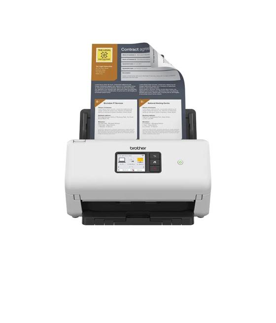 Escaner sobremesa brother ads - 4500w - 70ppm - duplex automatico - usb 3.0 - usb 2.0 - red - wifi - wifi direct - adf 60 hojas