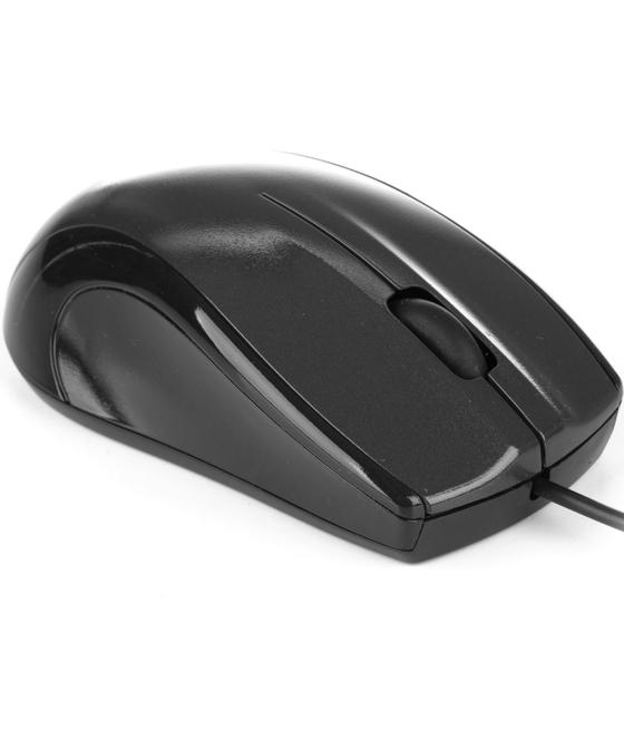 Raton con cable ngs mist - optico - 1000dpi - 2 botones + scroll - ergonomico - usb - negro