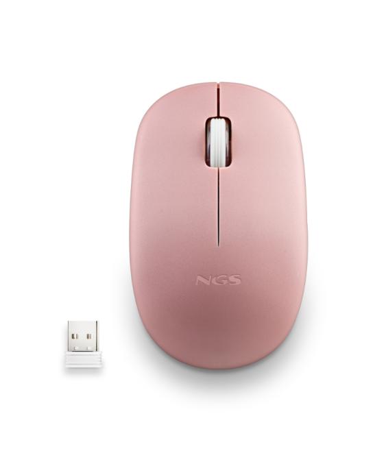 Raton notebook optico wireless fog pro rosa ngs