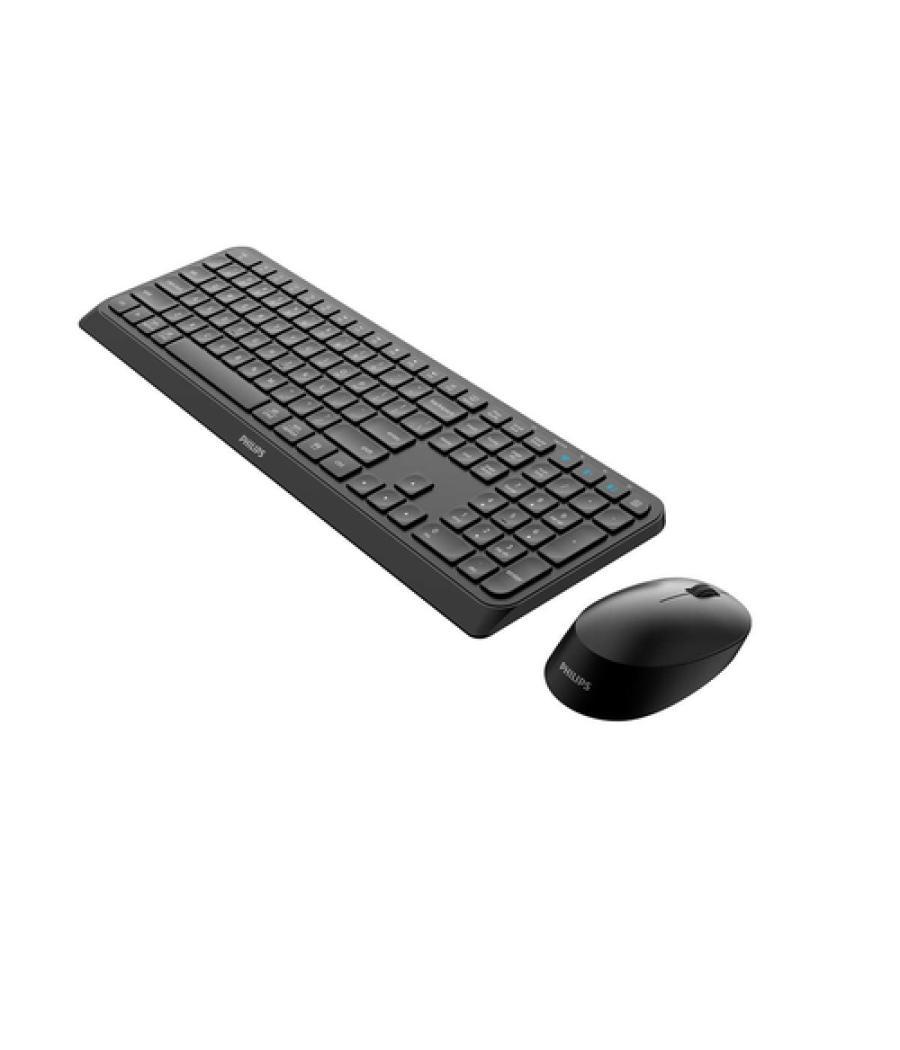 Philips 4000 series SPT6407B/16 teclado Ratón incluido RF Wireless + Bluetooth QWERTY Inglés Negro