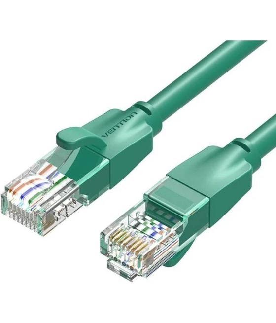Cable de red latiguillo rj45 utp cat6 awg26 1 m verde vention