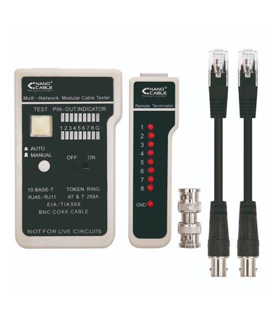Tester nanocable 10.31.0303 para rj11-rj12-rj45