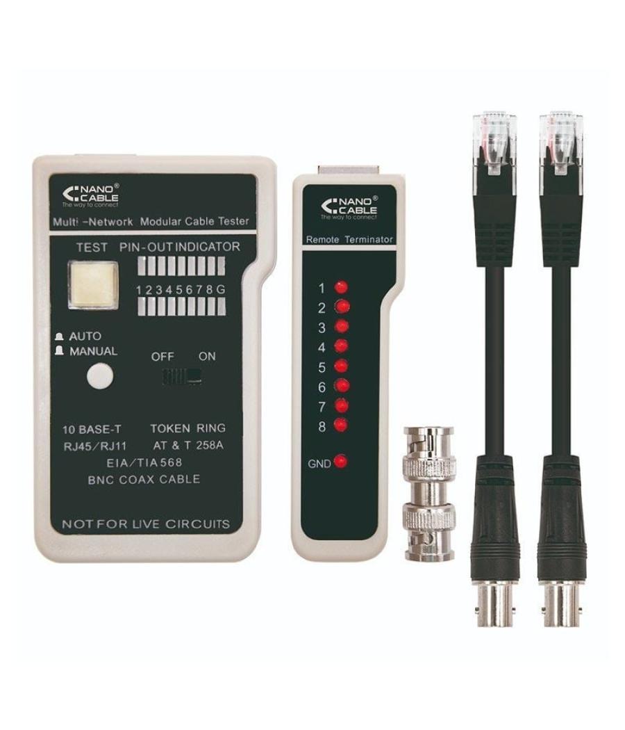 Tester nanocable 10.31.0303 para rj11-rj12-rj45