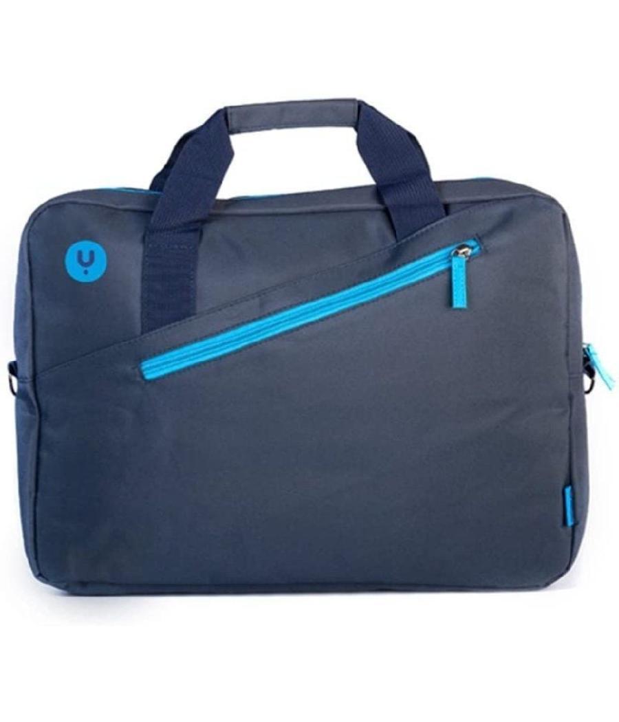 Maletín monray ginger para portátiles hasta 15.6'/ cinta para trolley/ azul
