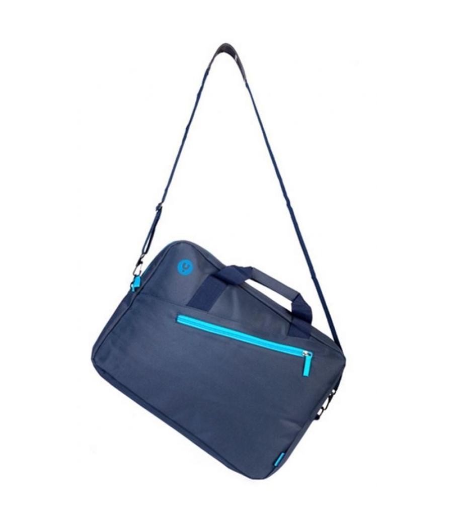 Maletín monray ginger para portátiles hasta 15.6'/ cinta para trolley/ azul