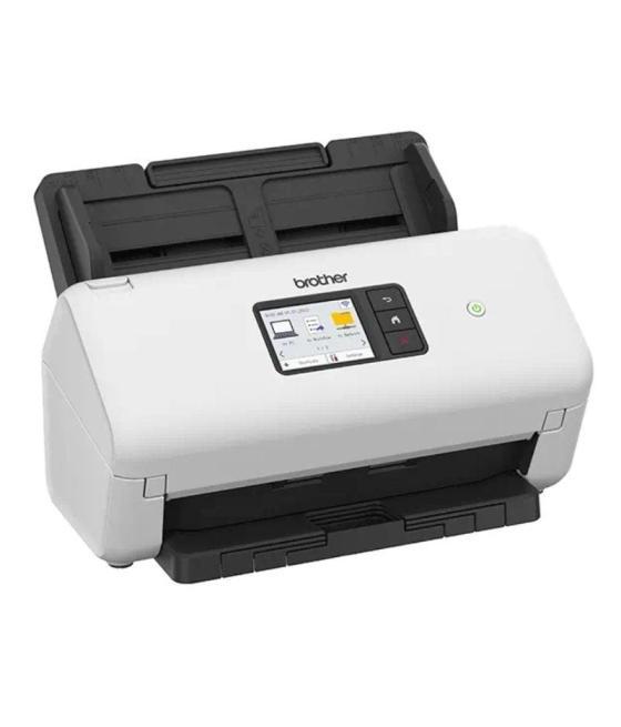 Escáner documental brother ads-4500w con alimentador de documentos adf/ doble cara