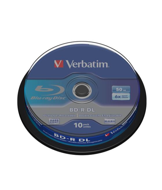 Verbatim 43746 disco blu-ray lectura/escritura (BD) BD-R 50 GB 10 pieza(s)