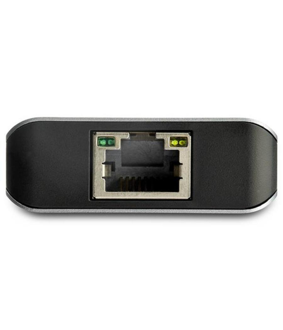 StarTech.com Hub Ladrón USB C con Puerto de Red Ethernet Gigabit RJ45 GbE - Concentrador USB TipoC USB 3.1/3.2 Gen 2 de 10Gbps c