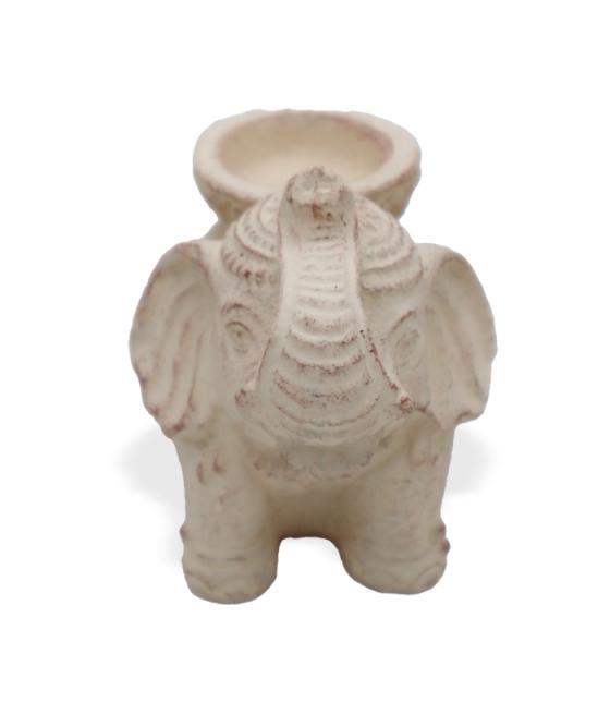 Incienso Elefante & Candelabro (crema)