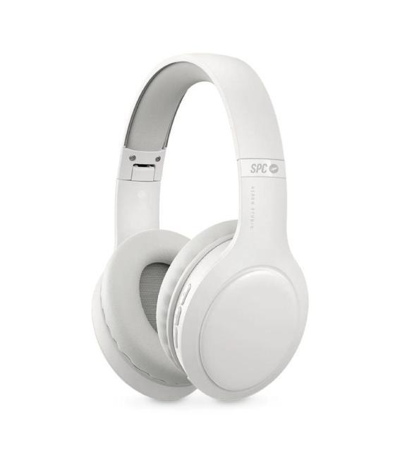 Auriculares inalámbricos spc heron studio/ con micrófono/ bluetooth/ blanco