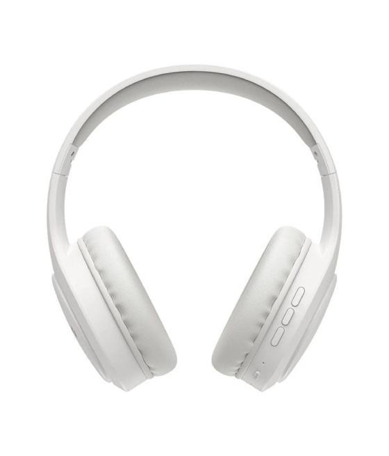 Auriculares inalámbricos spc heron studio/ con micrófono/ bluetooth/ blanco