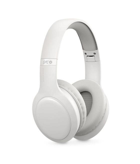 Auriculares inalámbricos spc heron studio/ con micrófono/ bluetooth/ blanco